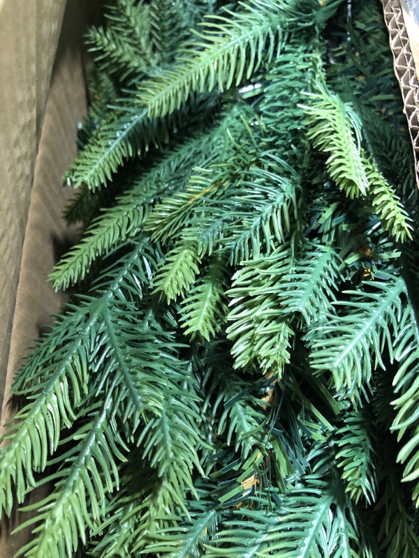 Photo 1 of 4FT Premium Artificial Christmas Tree, Green Holiday Christmas Pine Tree with Pinecone, Xmas Tree,Party Decoration,1277 Branch Tips, Easy to Assemble with Christmas Tree Stand
