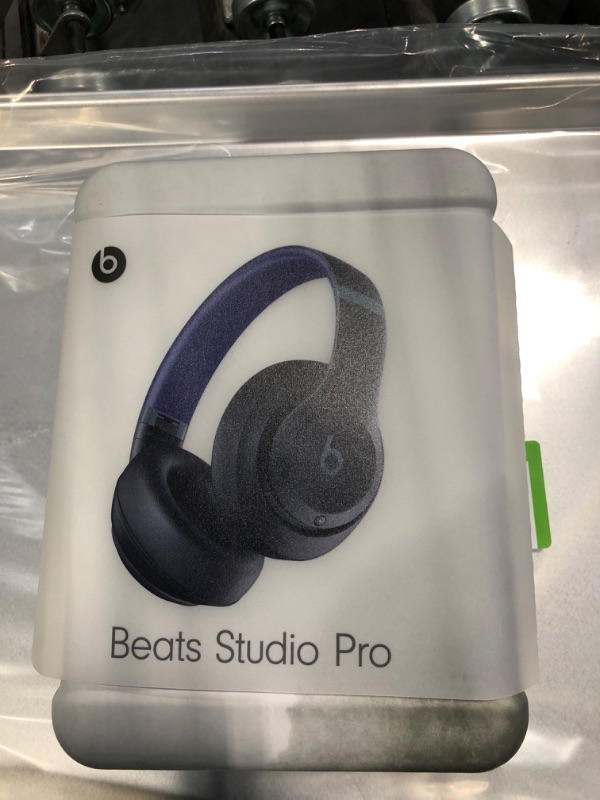 Photo 2 of Beats Studio Pro - Wireless Bluetooth Noise Cancelling Headphones - Personalized Spatial Audio, USB-C Lossless Audio, Apple & Android Compatibility, Up to 40 Hours Battery Life - Navy Navy Studio Pro Without AppleCare+