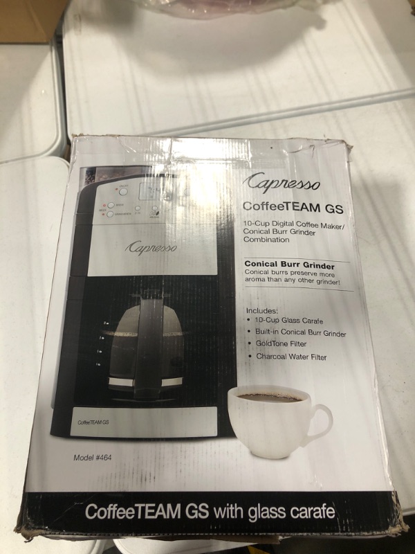 Photo 3 of **USED/MISSING PARTS**  - Jura-Capresso 464.05 CoffeeTeam GS 10-Cup Digital Coffeemaker - 7522
