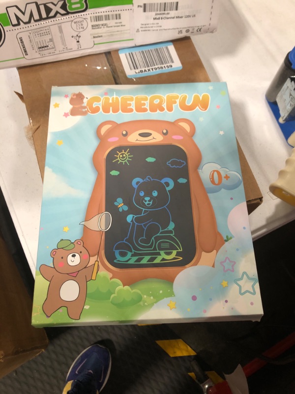 Photo 2 of Christmas Stocking Stuffers Gifts for Kids: 8.5" CHEERFUN LCD Writing Tablets for Kids 1 2 3 4 5 6 7 8 Year Old Toy for Boys Girls Birthday Present Brown Bear Toy