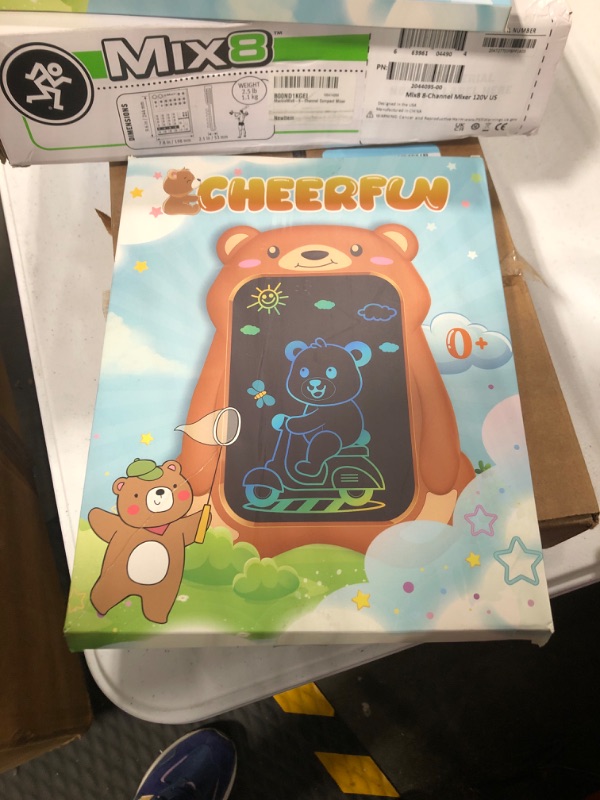 Photo 2 of Christmas Stocking Stuffers Gifts for Kids: 8.5" CHEERFUN LCD Writing Tablets for Kids 1 2 3 4 5 6 7 8 Year Old Toy for Boys Girls Birthday Present Brown Bear Toy