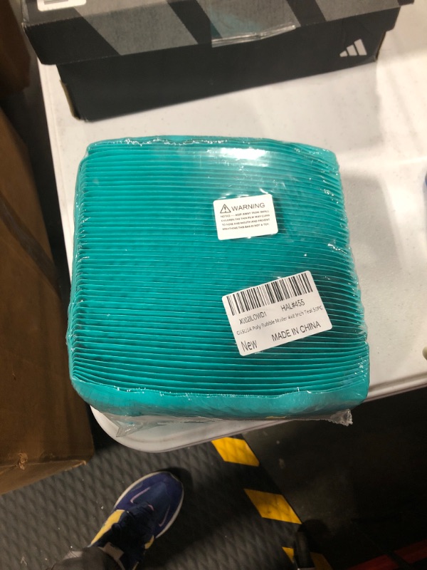 Photo 1 of GSSUSA Teal Bubble Mailers, 4x8" Inches, 50 Pack, Padded Poly Bubble Mailers, Packaging for Small Business, Shipping Envelopes, Packaging Bags, Padded Envelopes, Mailing Envelopes, Shipping Supplies Teal 4x8 50PC