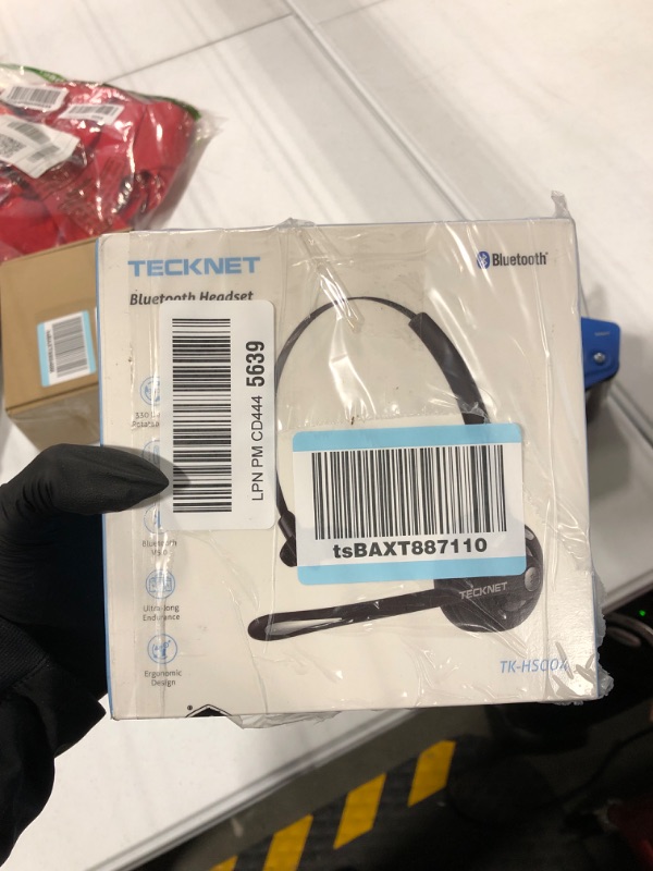 Photo 1 of Bluetooth Headset, TECKNET Wireless On Ear Headphones with Noise Cancelling Microphone for Trucker, Hand Free Wireless Headset with Mute Mic for Cellphone, PC, Home, Office, Call Center, Skype, Travel
