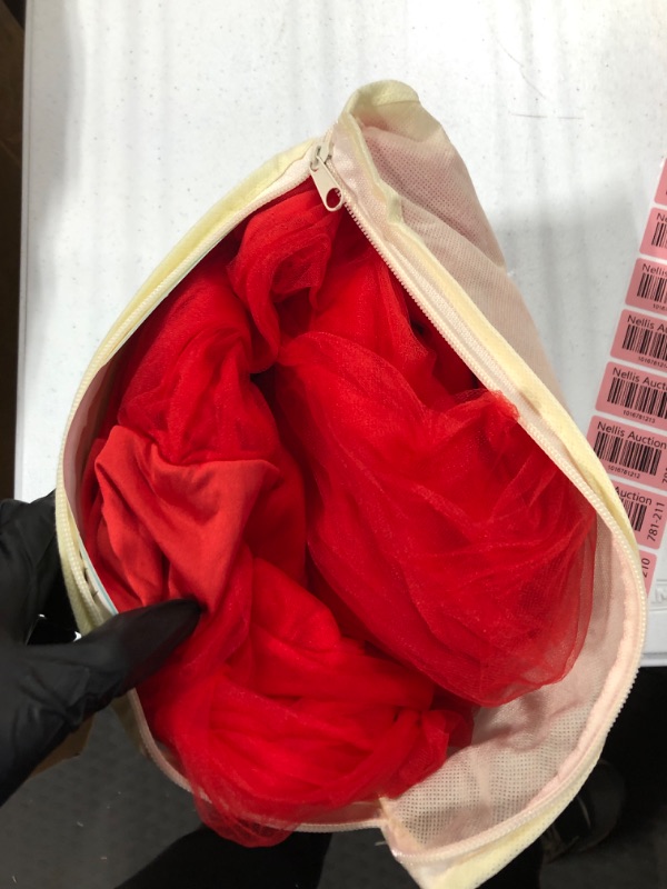 Photo 1 of **USED NO FLOWERS** Red Tulle Backdrop Curtains for Baby Shower Party Wedding Photo Drape Backdrop for Photography Props Engagement Bridal Shower 5 ft X 7 ft (W)5ft x (H)7ft (1 Panel) Red