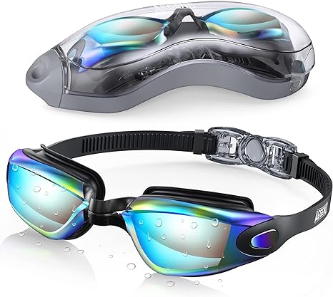 Photo 1 of Aegend Swim Goggles, Swimming Goggles No Leaking Full Protection Adult Men Women Youth Aqua