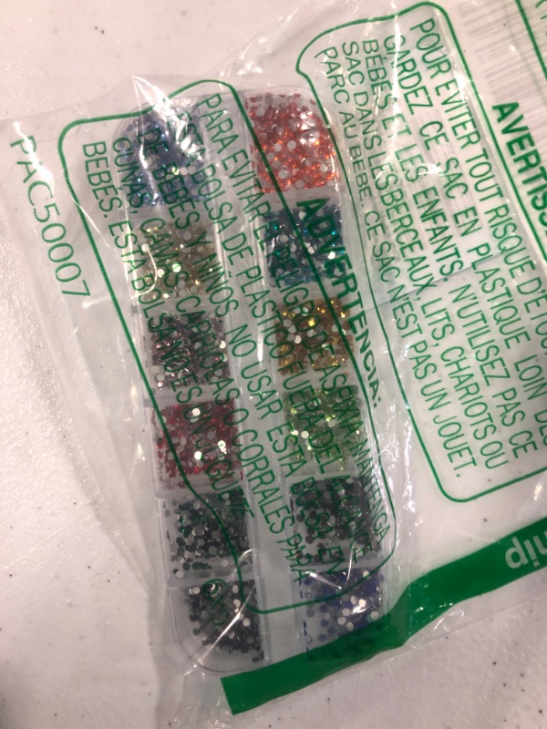 Photo 1 of 2400 Pieces Flat Back Rhinestones Colorful Round Glass Gems for Nail Art & Face Makeup Flatback Crystal Rhinestone for Crafts DIY Clothes Shoes Bags Manicure Diamond Painting (12 Colors)