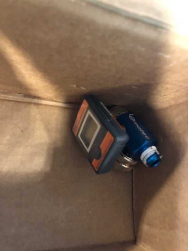 Photo 1 of LE LEMATEC Digital Air Compressor Pressure Regulator and Gauge with LED Display; for Pneumatic Tools 0-160 PSI; Airbrush and Spray Paint Gun Regulator; Precise and Heavy Duty Work Shop Flow Gauge