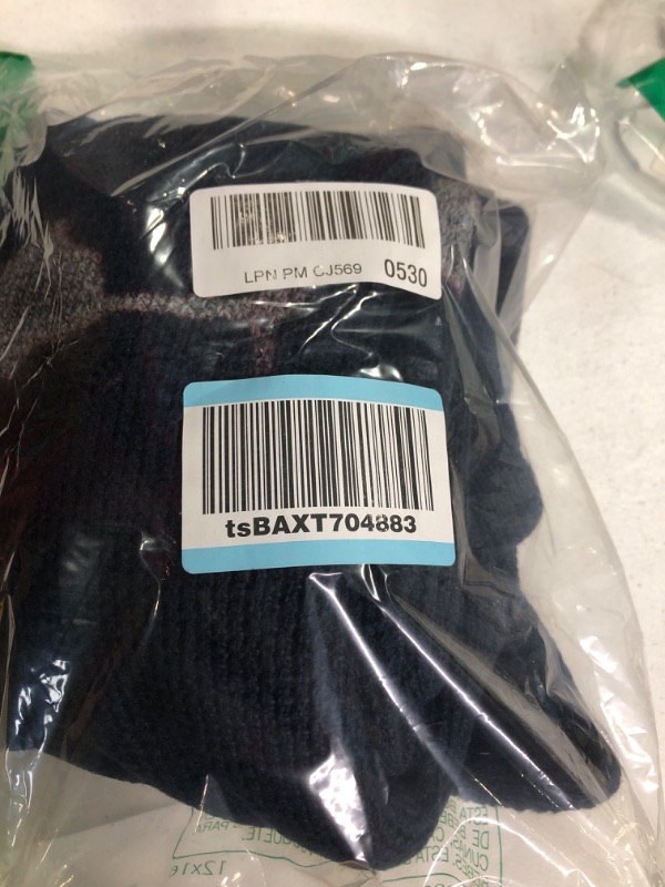 Photo 1 of Amazon Essentials Men's Long-Sleeve Soft Touch Waffle Stitch Crewneck Sweater Large Navy