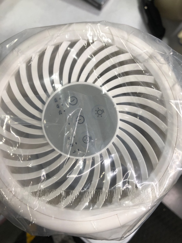 Photo 1 of Air Purifiers for Bedroom, FULMINARE H13 True HEPA Air Filter, Quiet Air Cleaner With Night Light, Portable Small Air Purifier for Office Living Room, Remove 99.97% 0.01 Microns Dust, Smoke, Pollen White 1 Pack