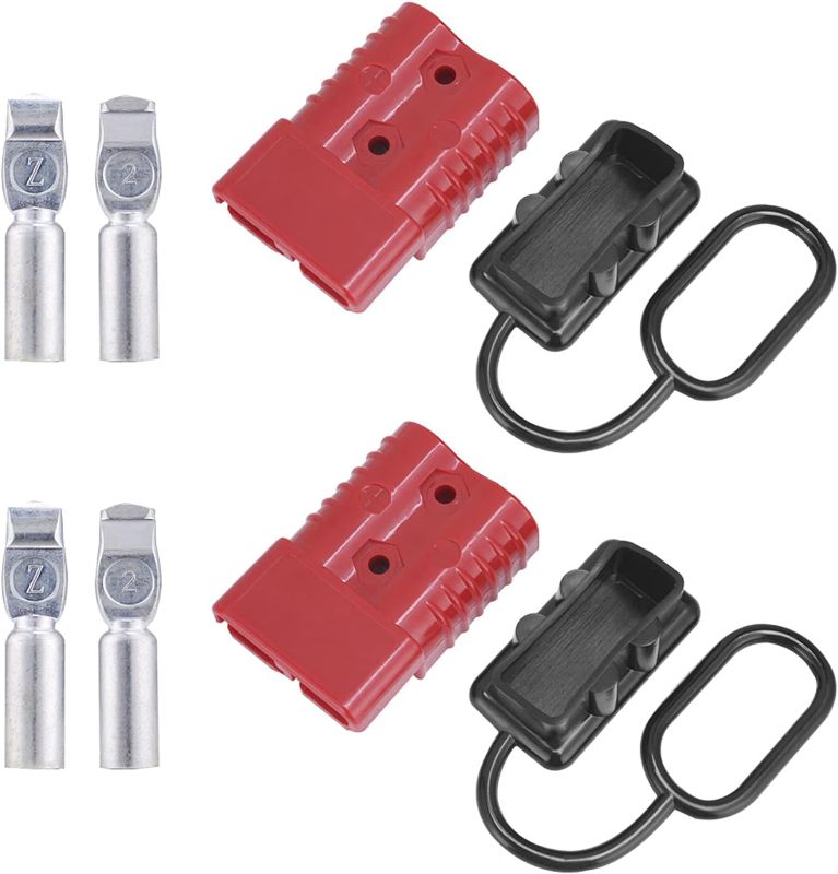 Photo 1 of 2-4 Gauge Battery Cable Quick Connect/Disconnect Wire Harness Plug Connector for Recovery Winch Auto Car Trailer(2pcs Red)
*****item similar as the sample shows*****