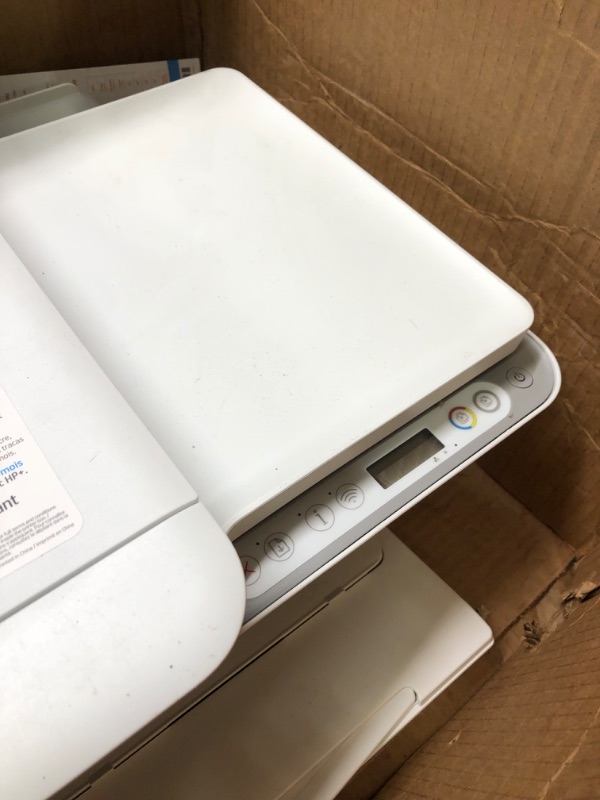 Photo 1 of HP DeskJet 4155e Wireless Color All-in-One Printer & 67XL Tri-Color High-Yield Ink Cartridge | 3YM58AN & 67XL Black High-Yield Ink Cartridge | 3YM57AN Printer + Tri-color Ink + Black Ink
