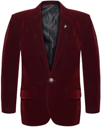 Photo 1 of chopper club Boys Sports Coat Blazer in Velvet Slim Fit One Button
