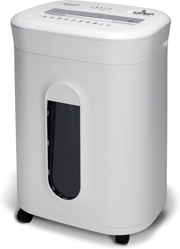 Photo 1 of Aurora Heavy Duty Anti-Jam 15-Sheet Crosscut Shredder/60 Min Run Time/ 6-Gallon Pullout Basket, White
