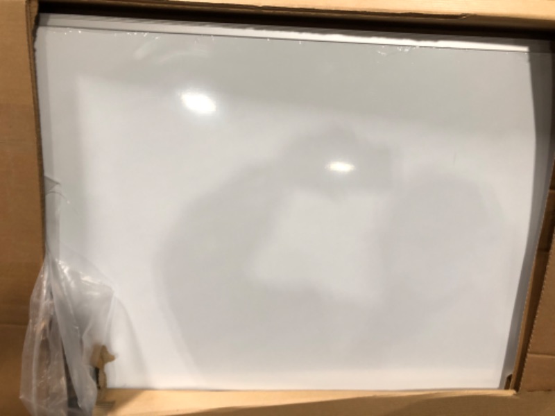 Photo 1 of VIZ-PRO Magnetic Dry Erase Board, 60 X 48 Inches, Silver Aluminium Frame