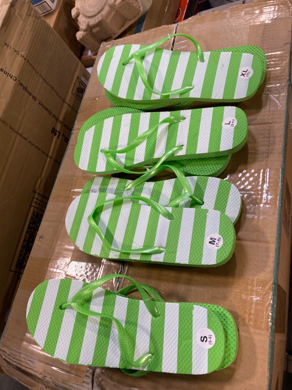 Photo 1 of 48 Pairs Flip Flops, Includes Sign Bulk Wedding Reception Favor, Beach Pool Party Soft Sole Wholesale Case