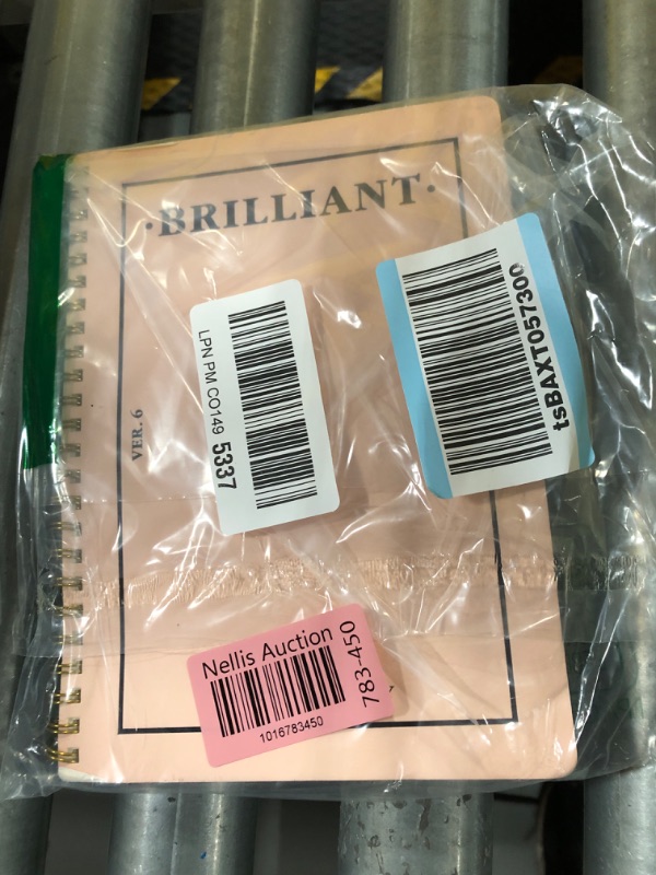 Photo 2 of PAPERIAN Brilliant Monthly & Weekly Planner - Wirebound Undated Monthly &Weekly Planner Book Scheduler Diary (Shell Pink)