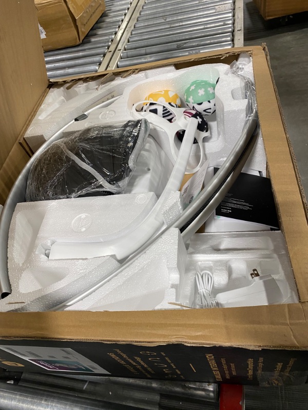 Photo 1 of 4moms MamaRoo Multi-Motion Baby Swing, Bluetooth Baby Swing with 5 Unique Motions, Grey