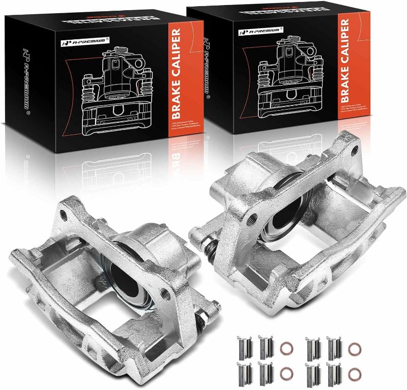 Photo 1 of A-Premium Front Disc Brake Caliper Assembly with Bracket Compatible with Select Dodge, Chrysler, Jeep, Ram and Volkswagen Models - Town & Country, Grand Caravan, Wrangler, Liberty, Routan, C/V, Nitro
