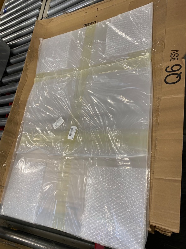 Photo 1 of 3 Pieces 24" x 36" Clear Acrylic Sheet 1/8" Thick PET Sheet Panels Transparent Perspex Cast Sheet Plastic Panels Sheets with Protective Paper for Craft Signs, DIY Display Projects, Holder Shelf() 1/8'' Thick 3