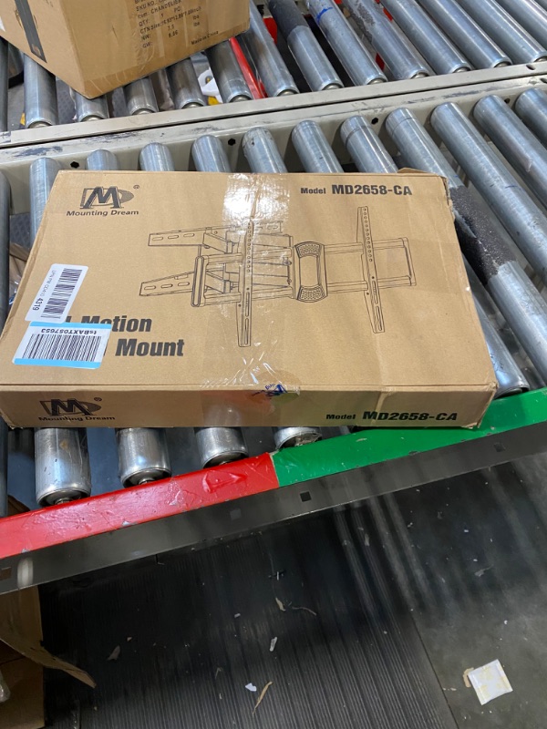 Photo 1 of Mounting Dream TV Wall Mount Swivel and Tilt for Most 42-75 Inch TVs, Full Motion TV Mount TV Bracket with Articulating Arms, Max VESA 600x400mm and 100 LBS Loading, Fits 16" Woods Studs, MD2658