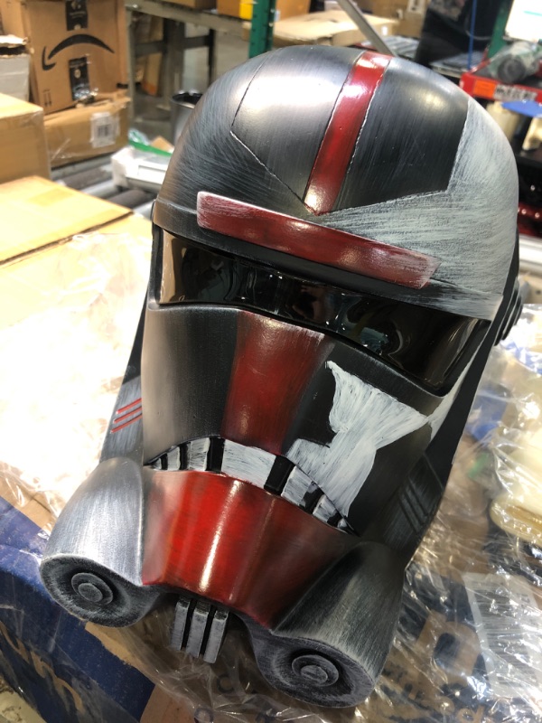 Photo 3 of Clone-Commandos Helmet The Clone-Wars Bad Batch Hunter Helmet Clone Helmet Trooper Mask SW Republic Commandos Helmet, Art Collection, Resin