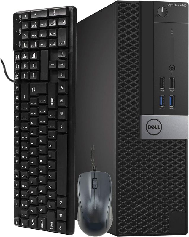 Photo 1 of Dell OptiPlex 7040 SFF Computer Desktop PC, Intel Core i5 6500 3.2GHz Processor, 16GB Ram, 256GB NVMe SSD,Keyboard & Mouse, WiFi | Bluetooth, HDMI, Windows 10 Professional (Renewed)
