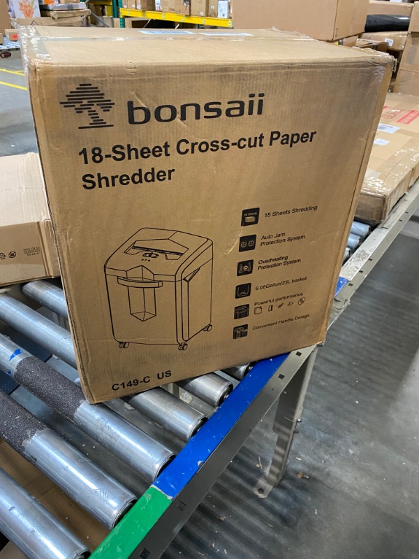 Photo 2 of Bonsaii C149-C Shredder and 24-Pack Lubricant Sheets