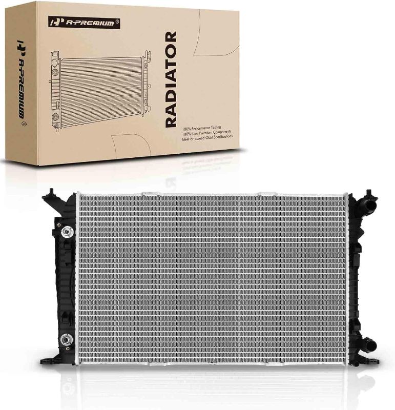 Photo 1 of A-Premium Engine Coolant Radiator Assembly with Transmission Oil Cooler Compatible with Audi A4, A4 Quattro, A5, A5 Quattro, A6, A6 Quattro, allroad, Q5, 1.8L 2.0L, Auto Trans, Replace# 8K0121251T
