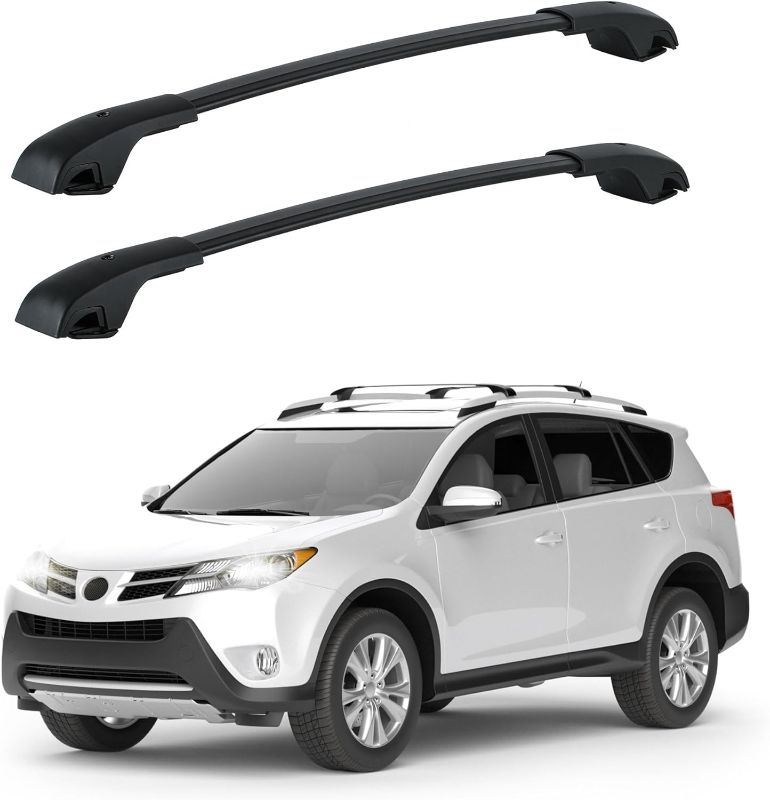Photo 1 of  FLYCLE Roof Rack Cross Bars Compatible with RAV4 2013-2018, Roof Rails CrossBars Canoe Bike Kayak Luggage Snowboard Rooftop Cargo Carrier roof Bag