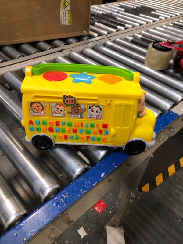 Photo 5 of CoComelon Musical Learning Bus, Number and Letter Recognition, Phonetics, Yellow School Bus Toy Plays ABCs and Wheels on the Bus, by Just Play