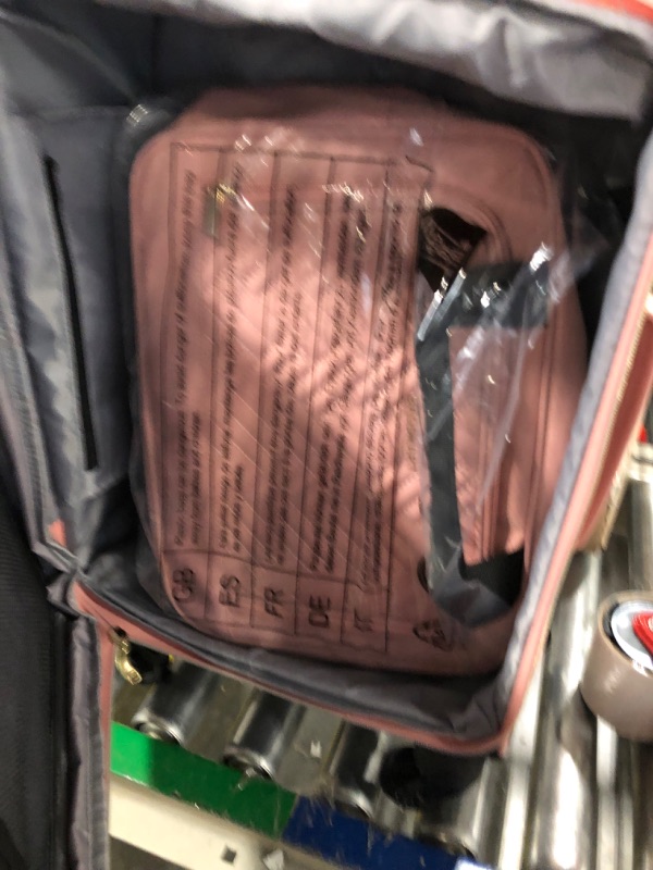Photo 1 of BAGSMART Carry On Luggage 20 Inch, Expandable Suitcase, 2 Piece Luggage Sets Luggage Airline Approved Rolling Softside Lightweight Suitcases with Front Pocket for Women Men, Carry-On Pink
