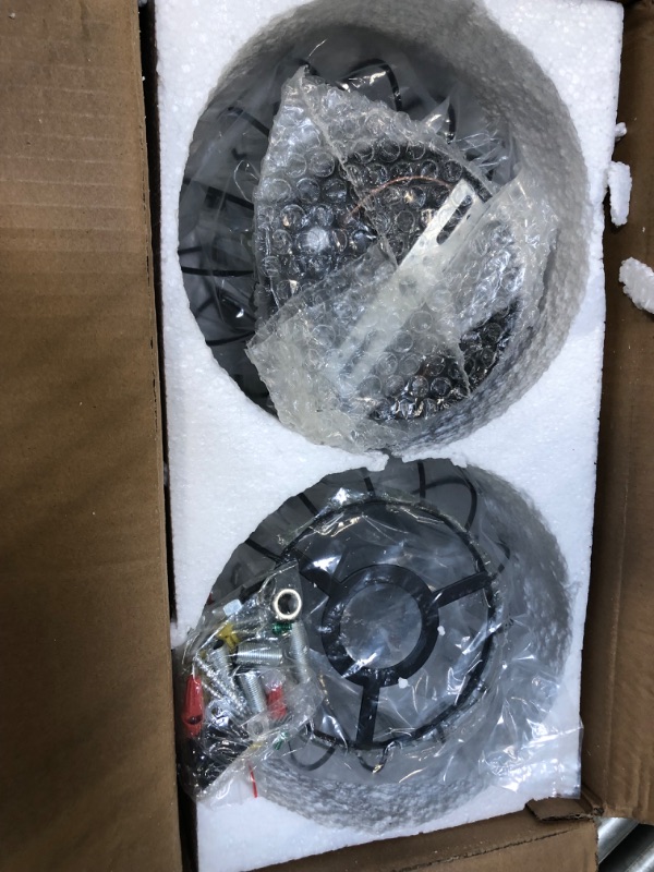 Photo 1 of YYJLX 2 Pack Semi Flush Mount Ceiling Light Fixture Modern Small Crystal Chandelier Mini Indoor Ceiling Lamp for Bathroom Hallway Foyer Porch Hall Closet?Black?