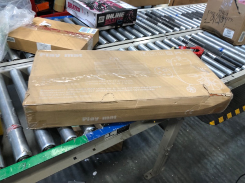 Photo 1 of Uanlauo Baby Play Mat,71x59inch Play Mat for Baby,Foldable Kids Play Mat, Foam Play Mat,Infant Play Mat,Waterproof Crawling Mat,Edge Reinforcement Mat Cloud0.4in