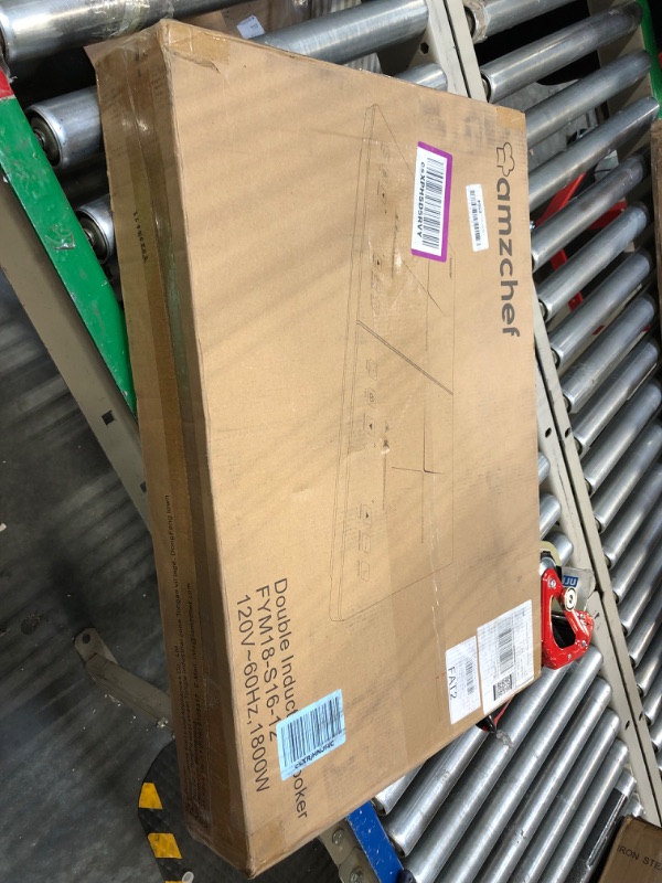 Photo 1 of Double Induction Cooktop AMZCHEF Induction Cooker 2 Burners, Low Noise Electric Cooktops With 1800W Sensor Touch, 10 Temperature & Power Levels,Independent Control,3-hour Timer, Safety Lock