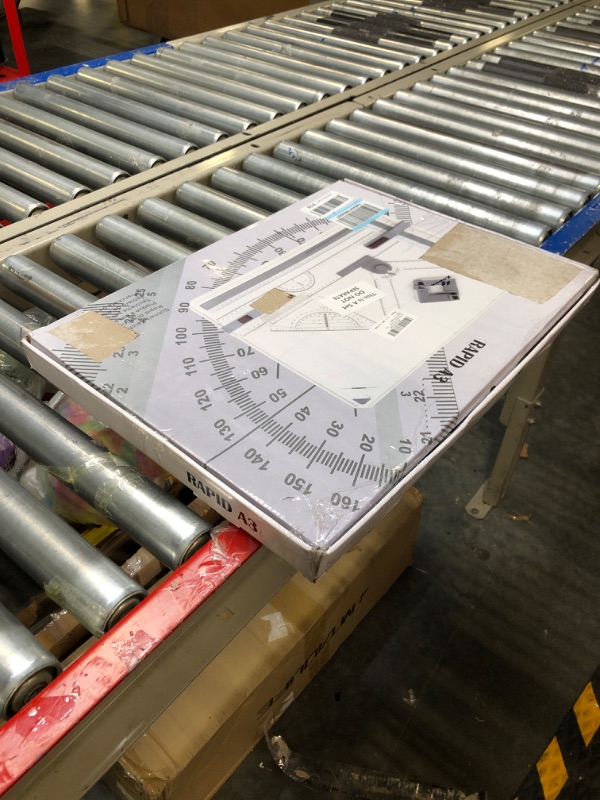 Photo 2 of A3 Portable Drawing Board, Multi-Function Metric Drafting Table with Clear Rule Parallel Motion and Angle Adjustable Measuring System