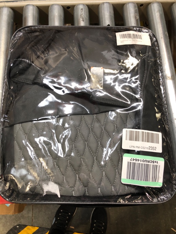 Photo 1 of Coverado Car Seat Covers Front, 6 Pieces Universal Seat Covers for Cars, PVC Car Seat Cushions for Front, Auto Car Seat Protectors, Auto Car Accessories Seat Covers Fit for Most Vehicles-Gray Gray Front