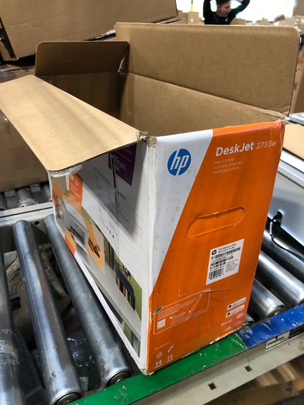 Photo 2 of HP DeskJet 2755 Wireless All-in-One Printer | Mobile Print, Scan & Copy | HP Instant Ink Ready (3XV17A) (Renewed)