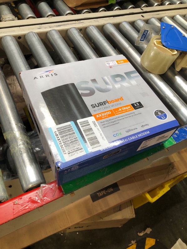 Photo 2 of ARRIS Surfboard G36 DOCSIS 3.1 Multi-Gigabit Cable Modem & AX3000 Wi-Fi Router | Comcast Xfinity, Cox, Spectrum| Four 2.5 Gbps Ports | 1.2 Gbps Max Internet Speeds | 4 OFDM Channels | 2 Year Warranty Cable Modem Router - DOCSIS 3.1 Gigabit