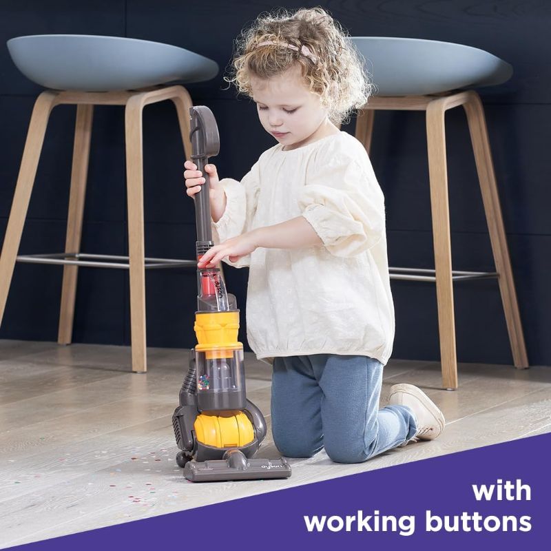 Photo 1 of Casdon Dyson Toys - Ball Vacuum Cleaner - Miniature Replica Toy with Real Function, Bright Colors & True-to-Life Sounds - Kids Cleaning Set - For Children Aged 3+