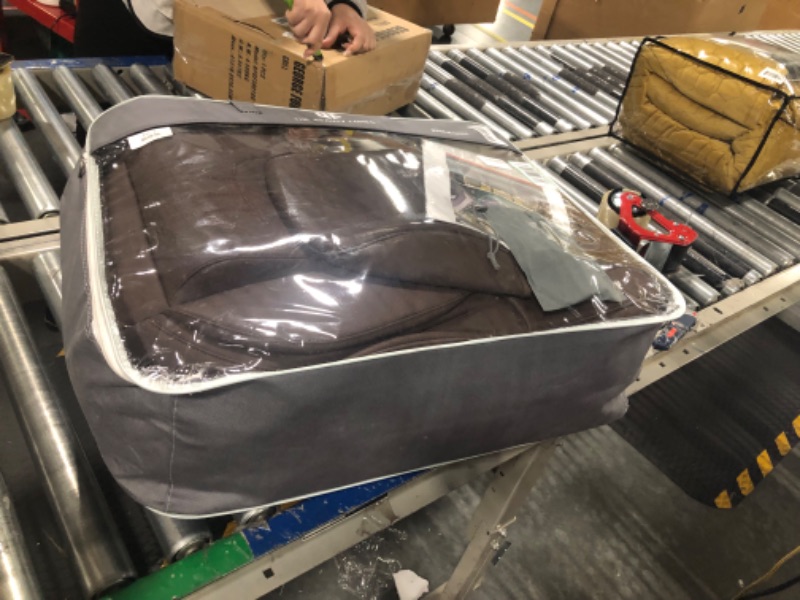 Photo 1 of NS YOLO Full Coverage Car Seat Covers Full Set Fit for 2007-2023 Ford F150 F250 F350 F450 Limited SuperCrew Super Duty XL/XLT Lariat Pickup Trucks with Waterproof Leatherette (Brown)