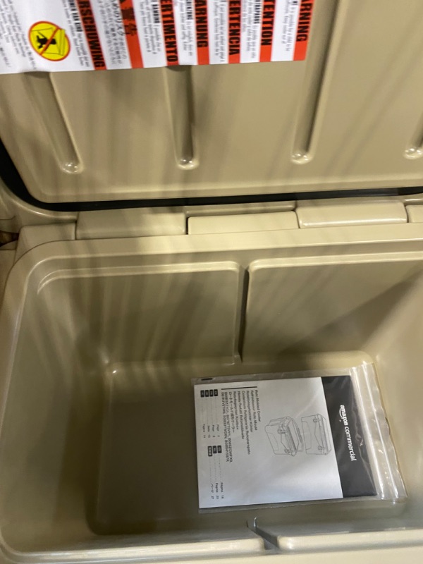 Photo 4 of AmazonCommercial Rotomolded Cooler, 20 Quart, Tan Tan 20 Qt. Coolers