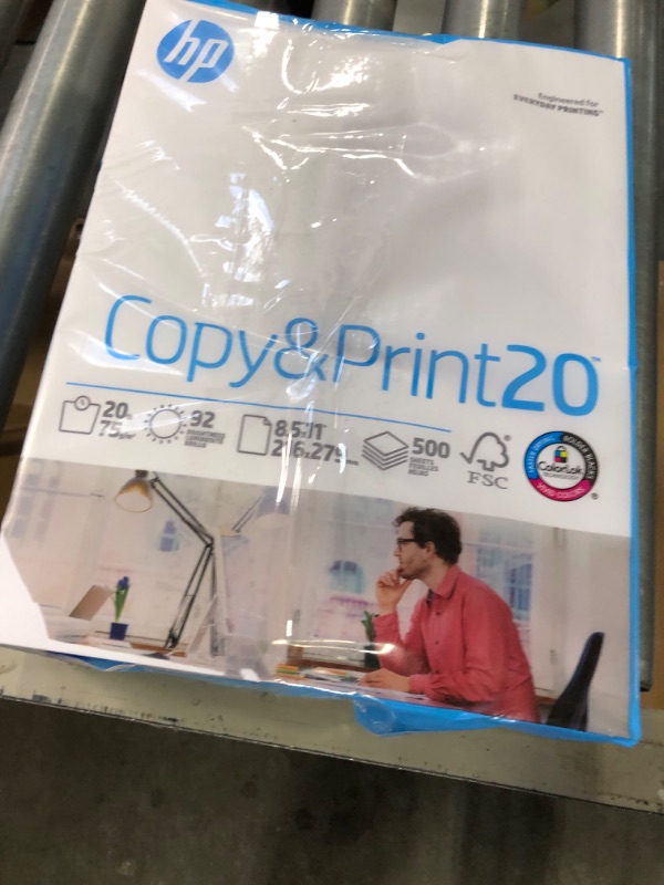 Photo 2 of HP Printer Paper, Copy & Print 20lb, 8.5x11, 1 Ream, 500 Sheets