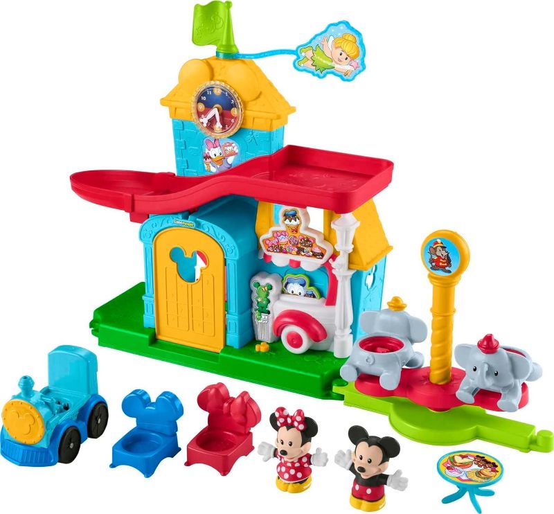 Photo 1 of Fisher-Price Little People Toddler Toy Disney Mickey & Friends Playset with Sounds & Phrases for Ages 18+ Months