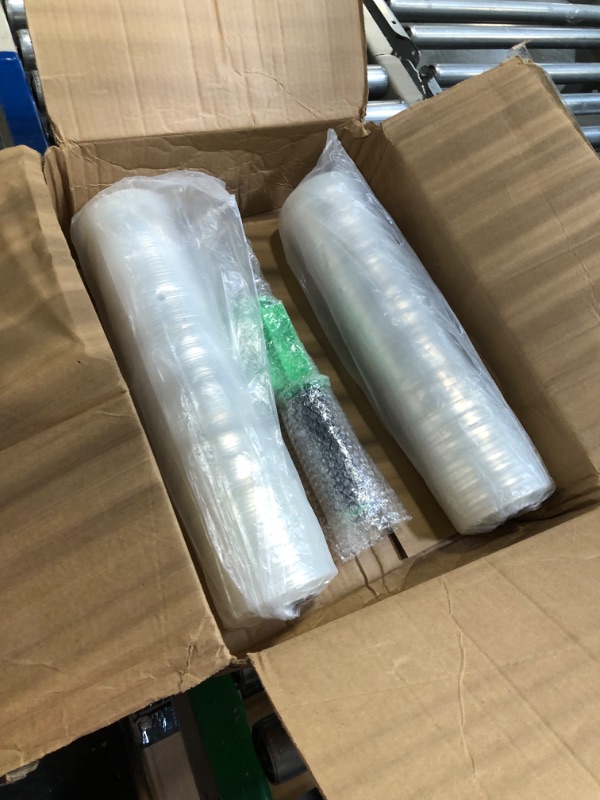 Photo 3 of CREGEAR Stretch Wrap Film, Shrink Wrap Roll(15"x1000 Feetx60 Gauge,2pack) with Rolling Handles, Industrial Strength Self-Adhering Plastic Wrap for Moving Packing Wrapping & Pallet Wrap, Clear Clear-15*1000*60-2pack