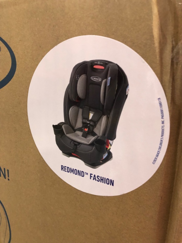 Photo 4 of Graco Slimfit 3 in 1 Car Seat | Slim & Comfy Design Saves Space in Your Back Seat, Redmond SlimFit Redmond