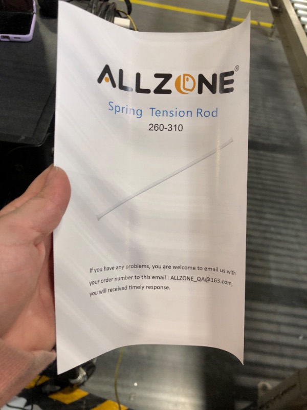 Photo 4 of ALLZONE Heavy Duty Tension Curtain Rod for Window, 82-121 Inches, Room Divider with Adjustable Pole for Patio, Bedroom, Balcony, Hold Up Blackout Curtains and Non-Slip, Solid, Black Black 82-121 Inches