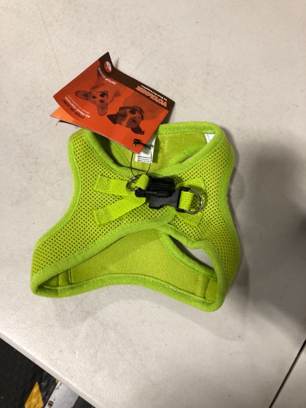 Photo 2 of Voyager Step-in Air Dog Harness - All Weather Mesh Step in Vest Harness for Small and Medium Dogs and Cats by Best Pet Supplies - Harness (Lime Green), S (Chest: 14.5-16") S (Chest: 14.5 - 16") Harness (Lime Green)