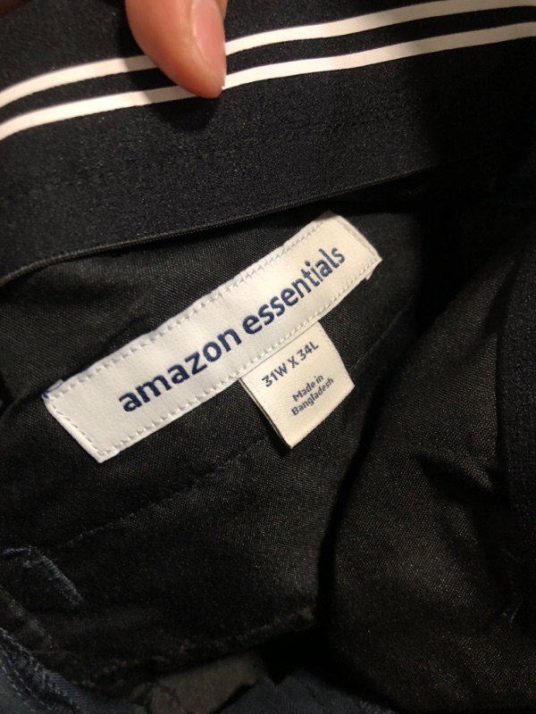 Photo 3 of Amazon Basic Classic Navy 31w x 34L