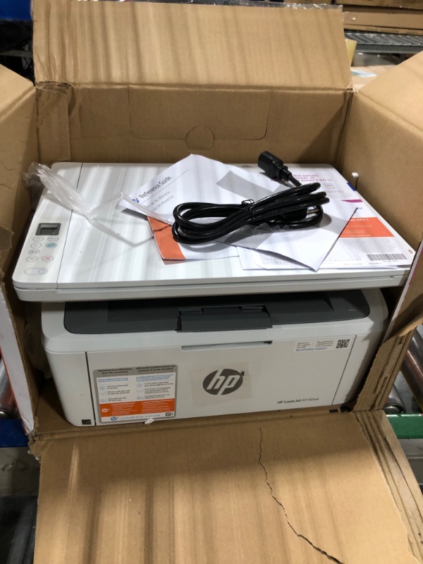 Photo 3 of HP LaserJet MFP M140we All-in-One Wireless Black & White Printer with HP+ and Bonus 6 Months Instant Ink (7MD72E) New Version: HP+, M140we