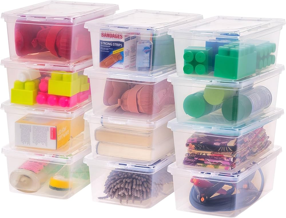 Photo 1 of 6 Quart Clear Storage Box 10 pck